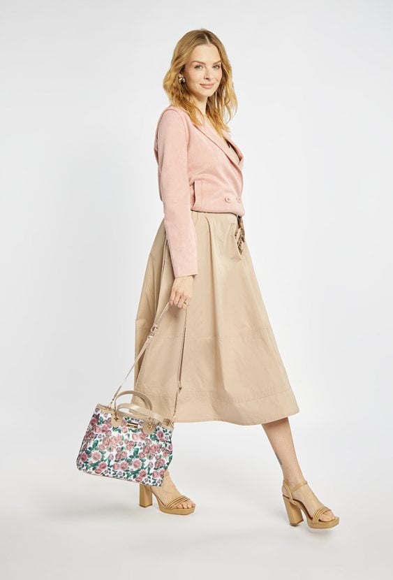 Torba z kwiatowym wzorem