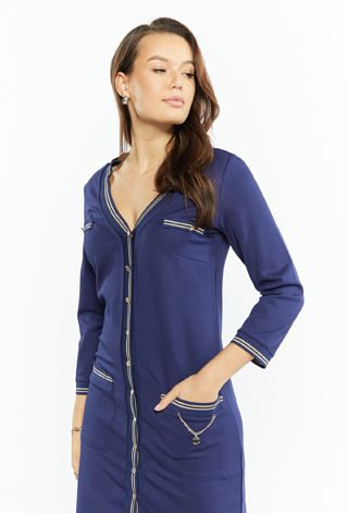 Dzianinowa sukienka damska