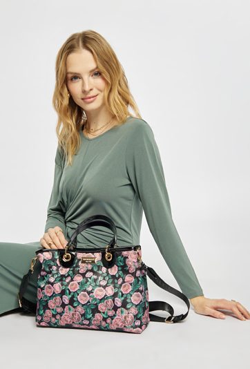 Torba z kwiatowym wzorem