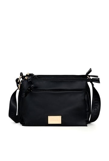 Trzykomorowa torebka damska