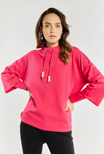 Bluza damska z koralikami