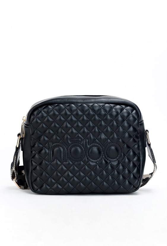 Pikowana listonoszka Nobo z kolorową taśmą