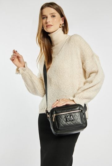 Torba z pikowaną kieszonką