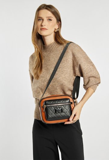 Torba z pikowaną kieszonką