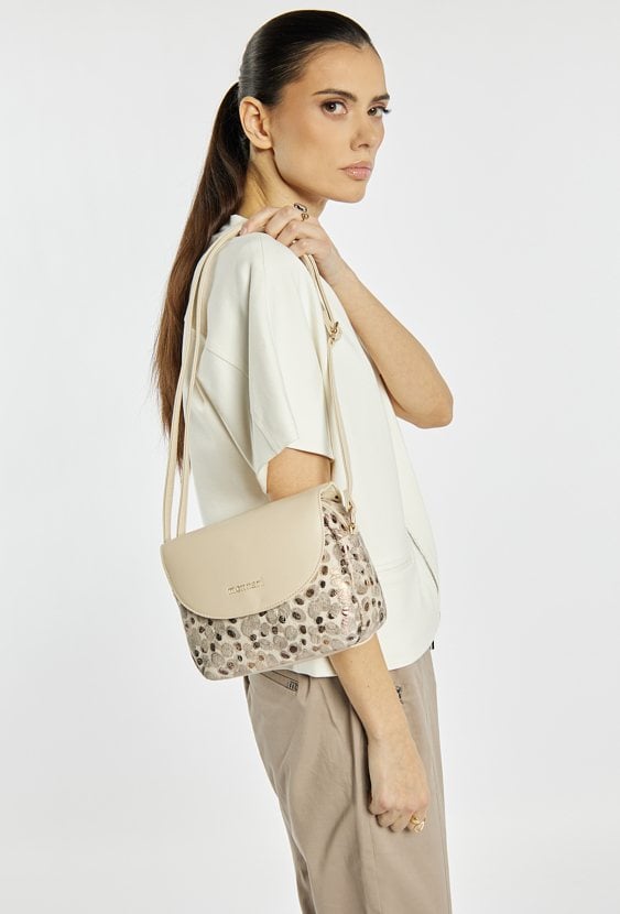 Torba damska z kwiatowym motywem