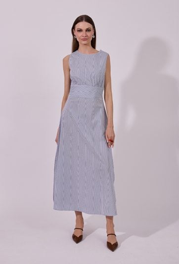 Sukienka maxi z wiązaniem