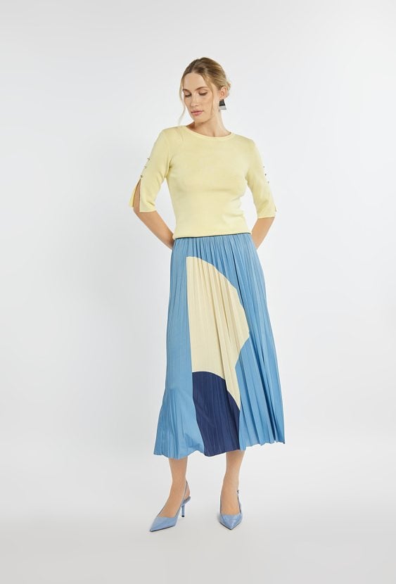 Sweter z krótkim rękawem