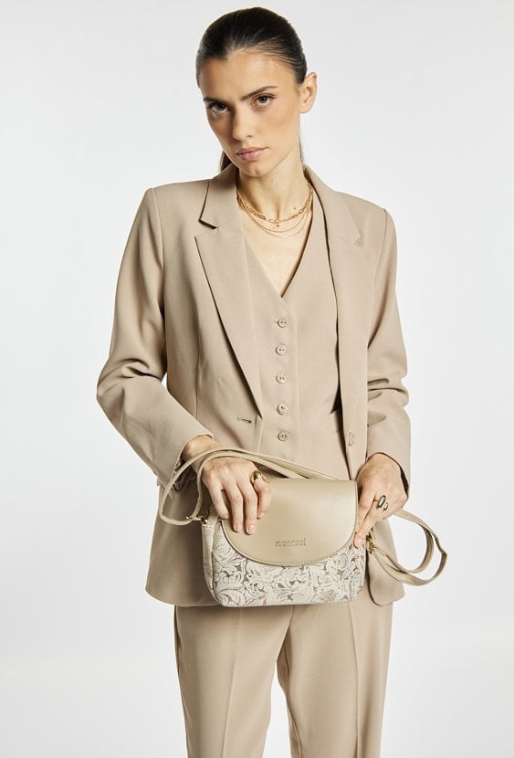 Torba damska z kwiatowym motywem