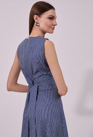 Sukienka maxi z wiązaniem