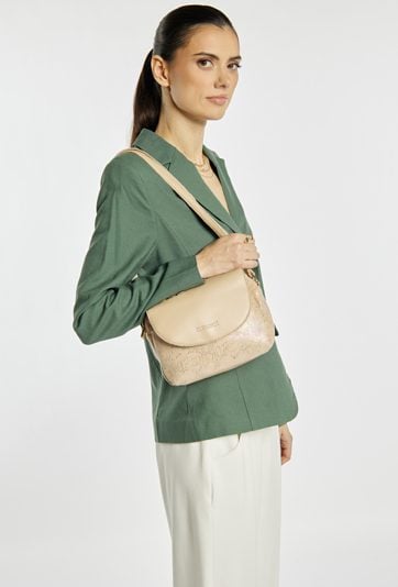 Torba damska z kwiatowym motywem