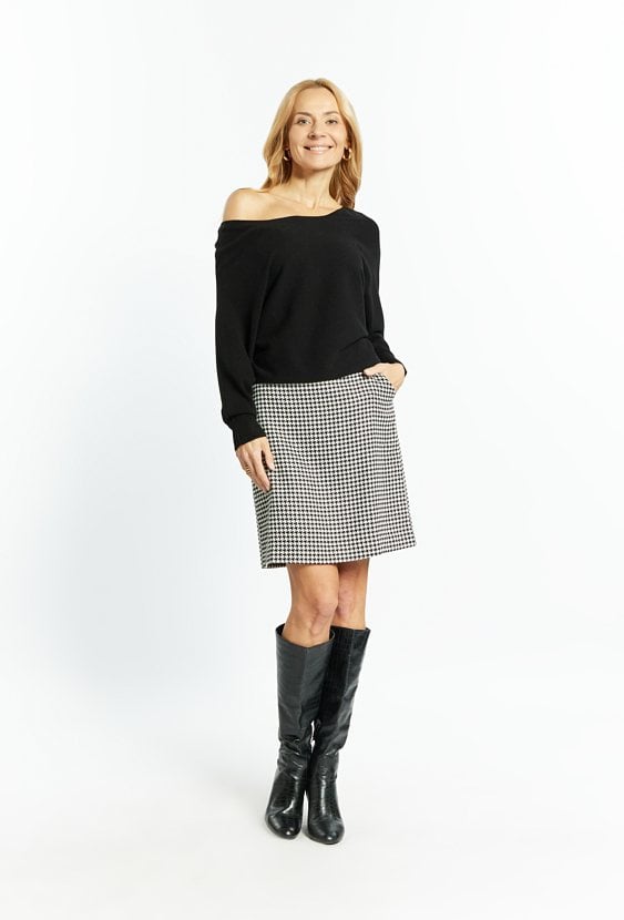 Wiskozowy sweter damski