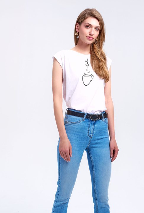 T-shirt z grafiką