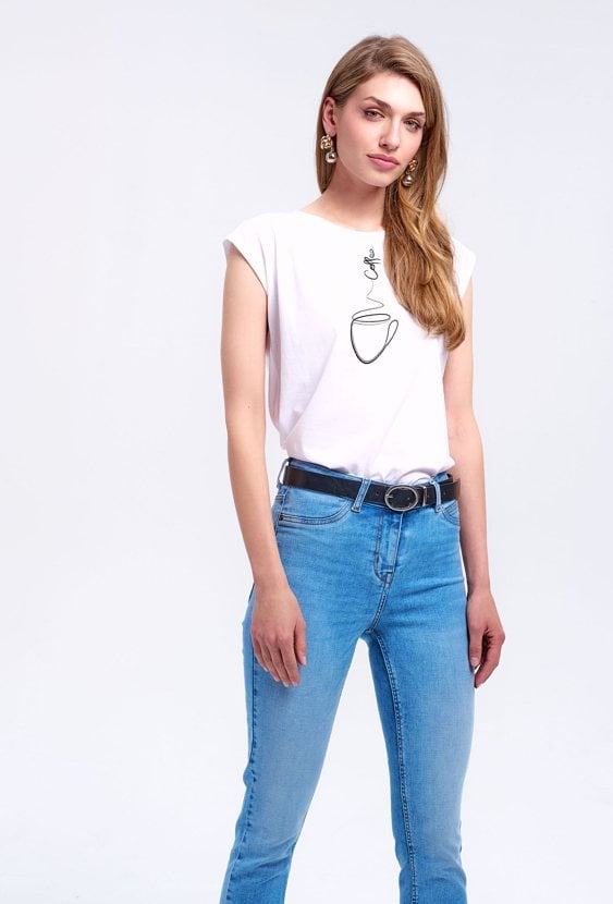 T-shirt z grafiką