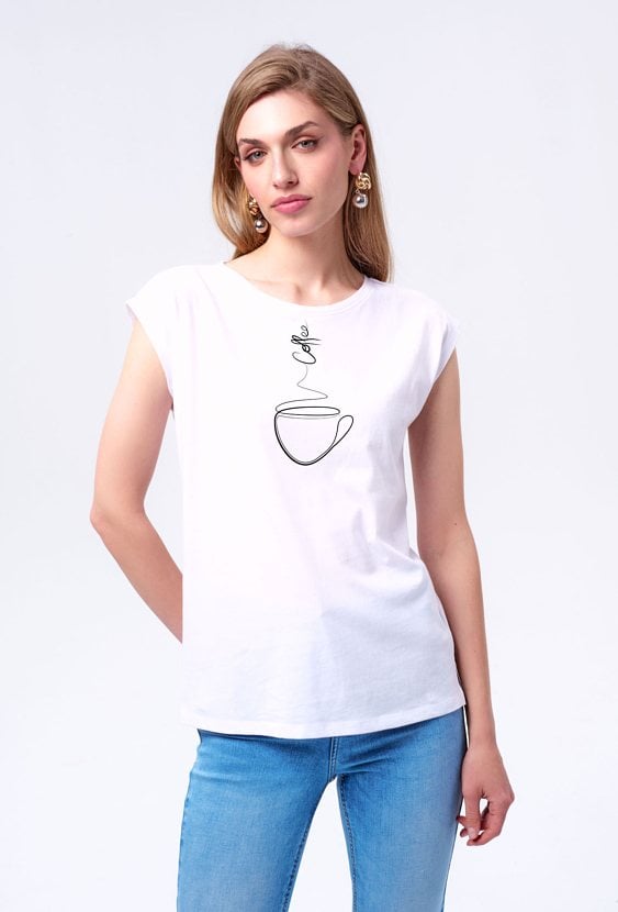 T-shirt z grafiką