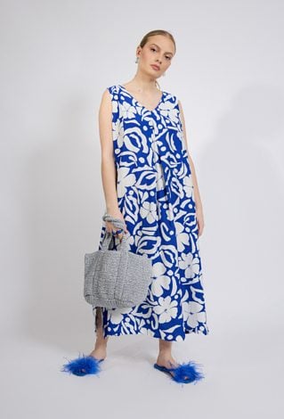 Wzorzysta sukienka damska