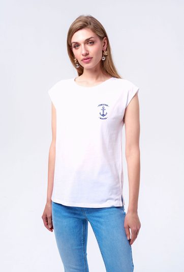 T-shirt z grafiką marynistyczną