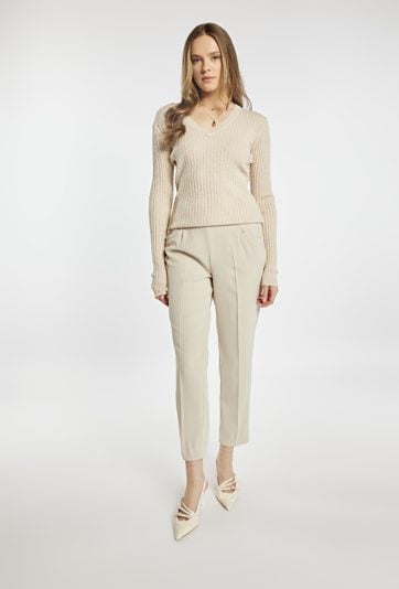 Dopasowany sweter damski