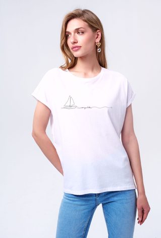 T-shirt z grafiką