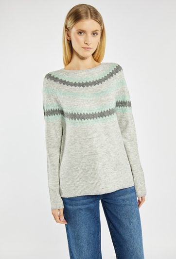 Sweter damski z wzorem