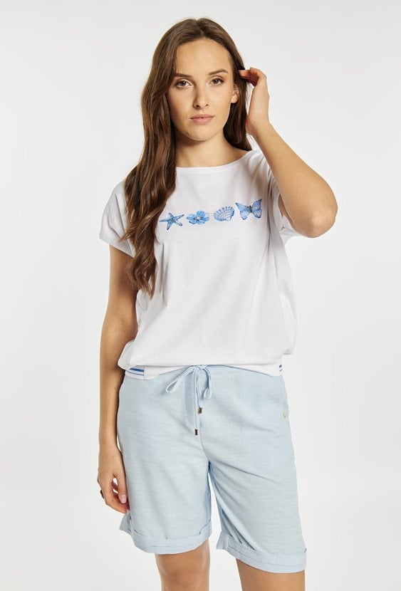 T-shirt z letnim wzorem