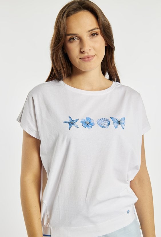 T-shirt z letnim wzorem