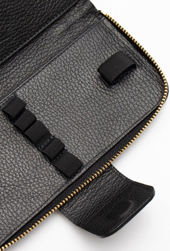 Piórnik ze skóry naturalnej