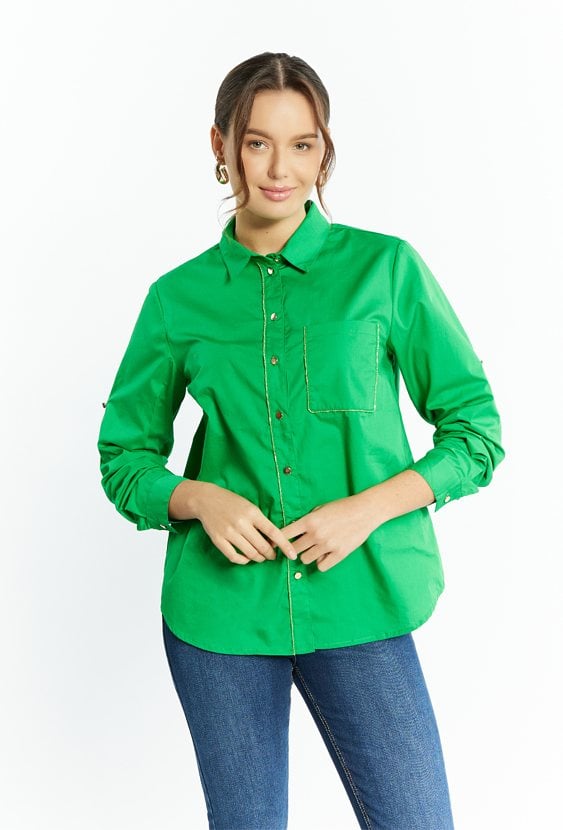 Koszula damska o swobodnym fasonie
