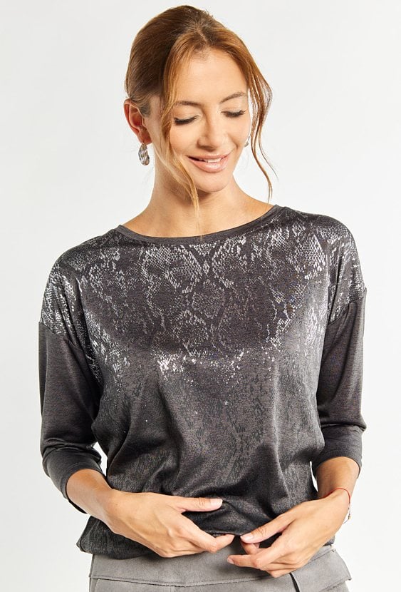 Bluzka ze zwierzęcym motywem