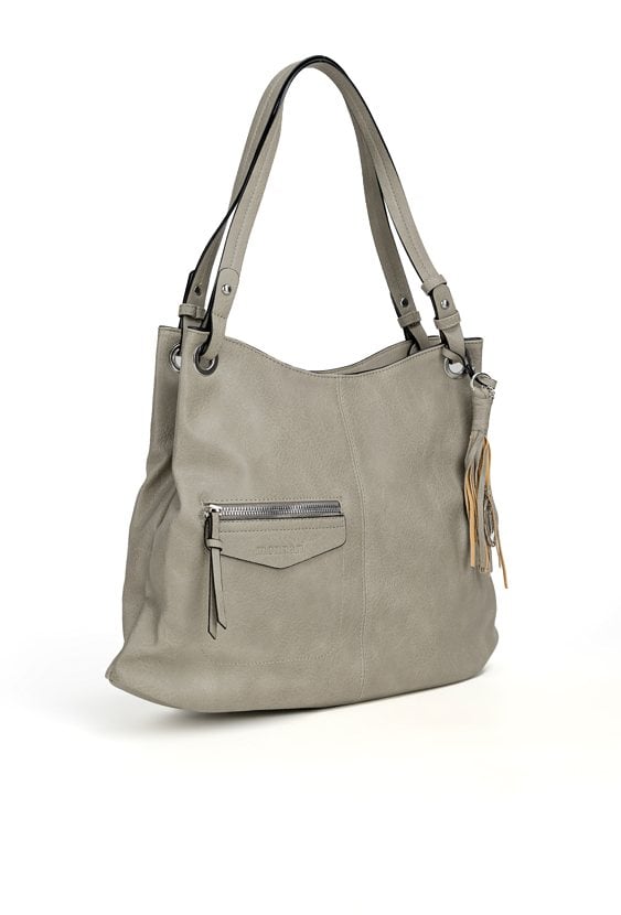 Torba z efektowną przywieszką