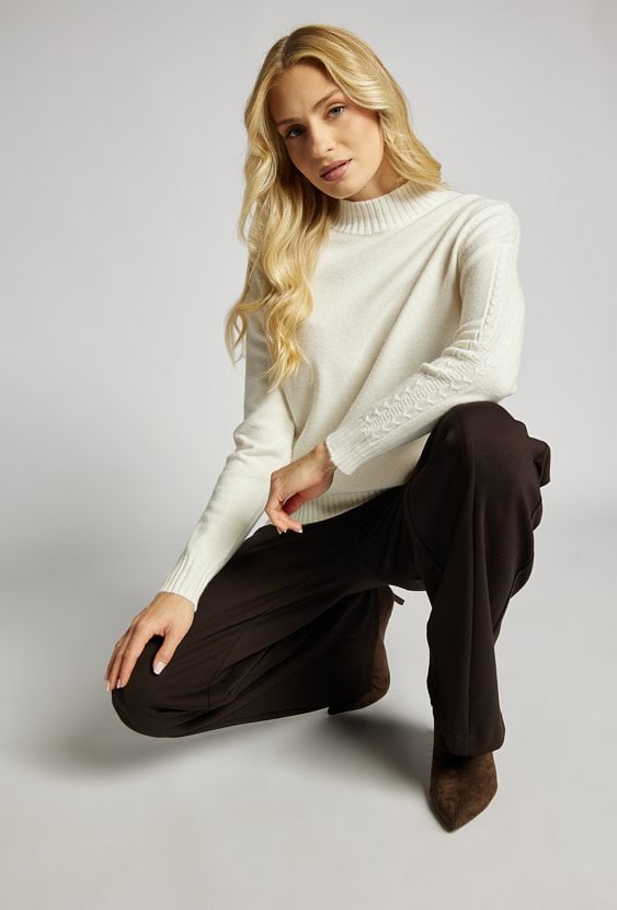 Sweter damski z wiskozą