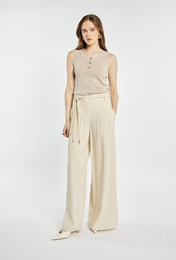 Ażurowy sweter damski