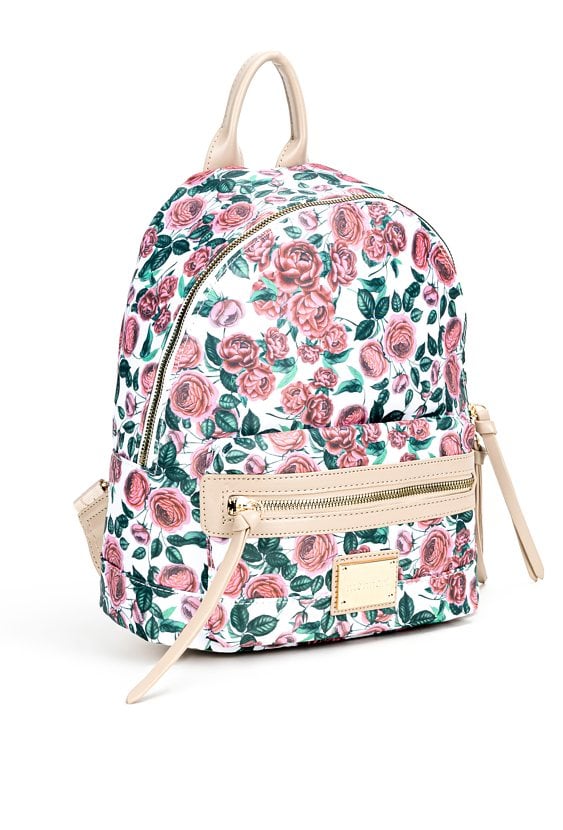 Plecak z kolorowym kwiatowym wzorem