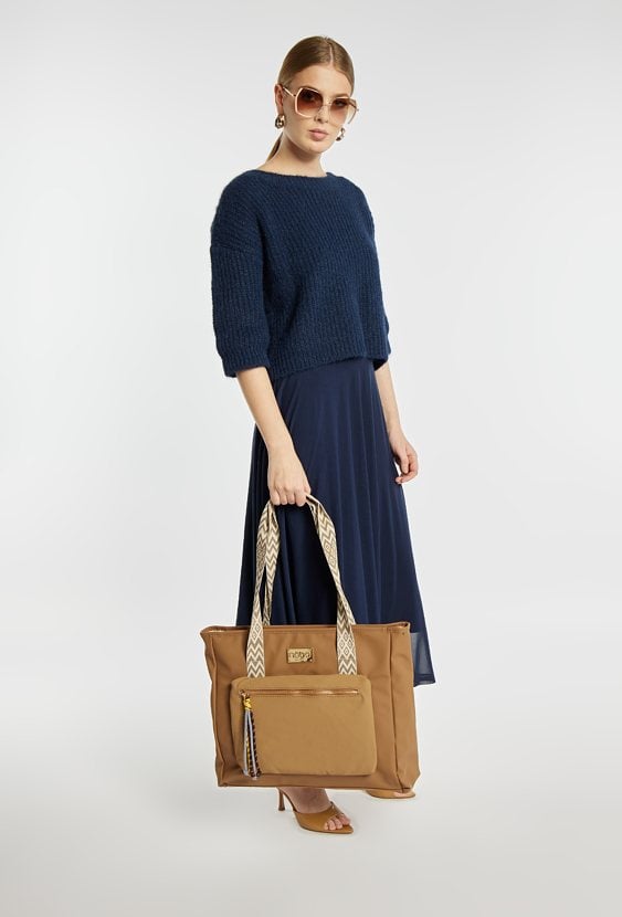 Duża torba z frędzlami