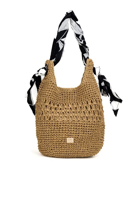 Średnia pleciona torebka na ramię NOBO