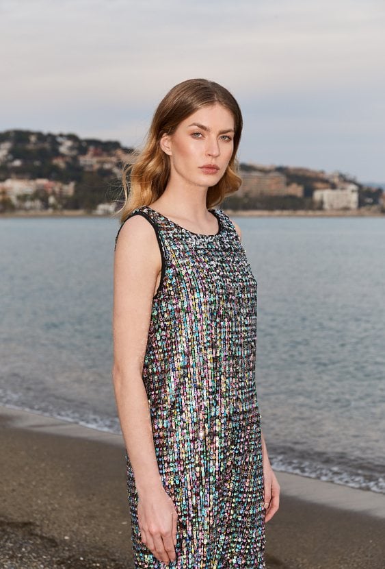 Cekinowa sukienka damska