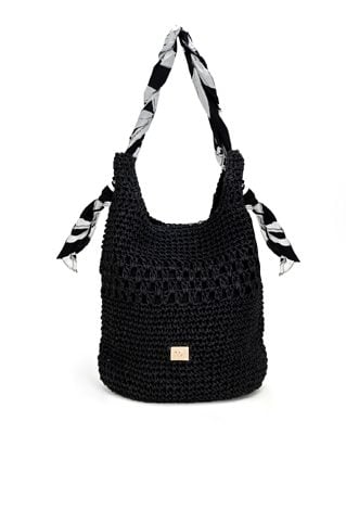 Średnia pleciona torebka na ramię NOBO