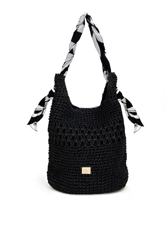 Średnia pleciona torebka na ramię NOBO