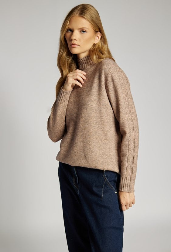 Sweter damski z wiskozą