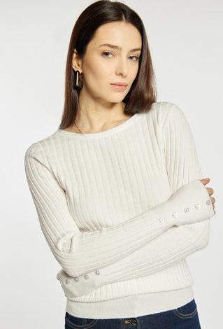 Dopasowany sweter damski