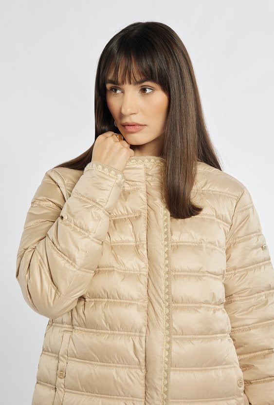 Elegancka pikowana kurtka