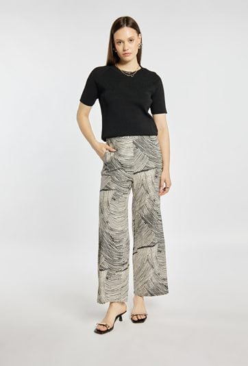 Sweter damski z krótkim rękawem