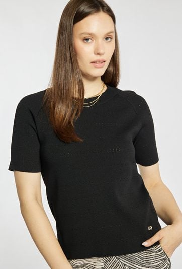 Sweter damski z krótkim rękawem