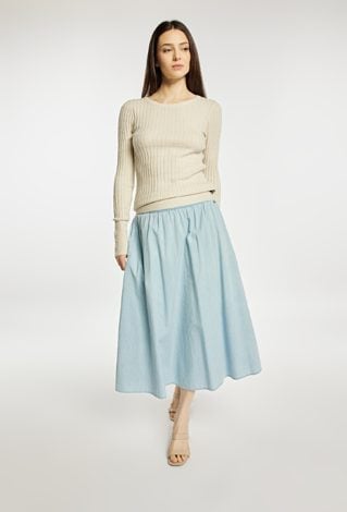 Dopasowany sweter damski