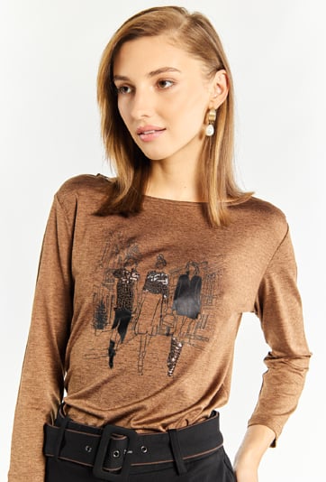 T-shirt z nadrukiem