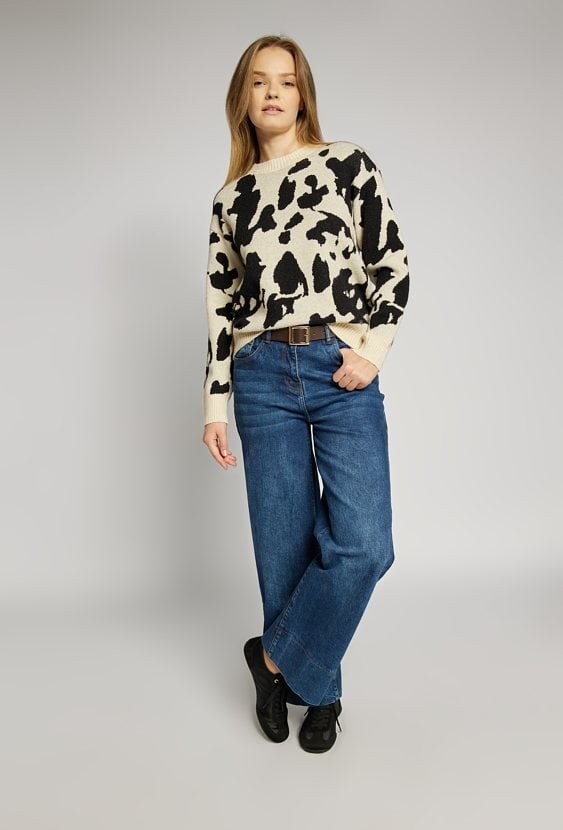 Wzorzysty sweter