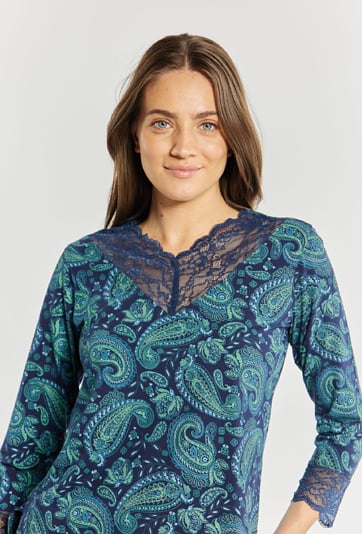 Góra od piżamy z koronką