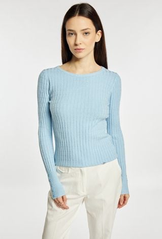 Dopasowany sweter damski