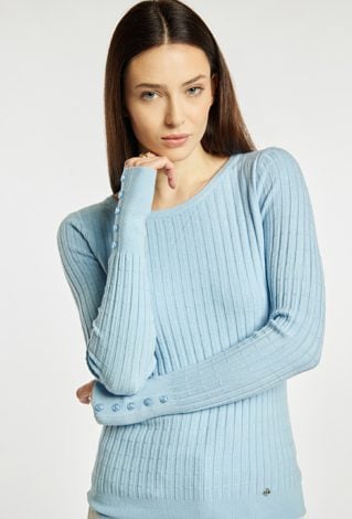 Dopasowany sweter damski