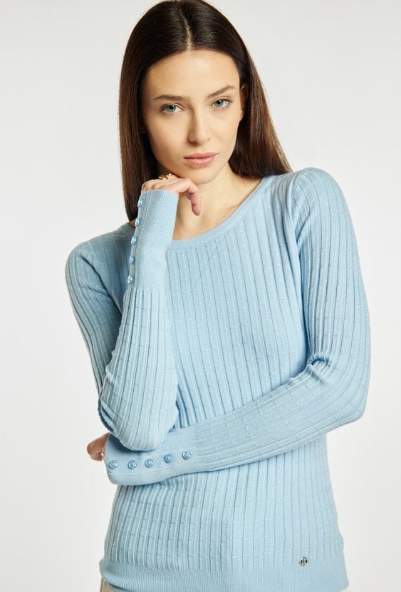 Dopasowany sweter damski