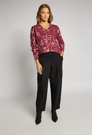 Wzorzysty sweter